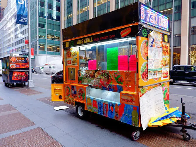 Comida de rua em Nova York - Bapcha