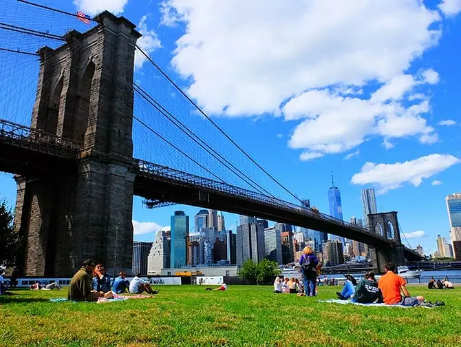 As melhores vistas de Nova York - Brooklyn Bridge Park