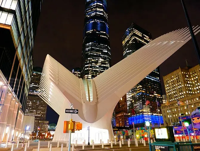 Westfield World Trade Center Shopping em Nova York - Oculus