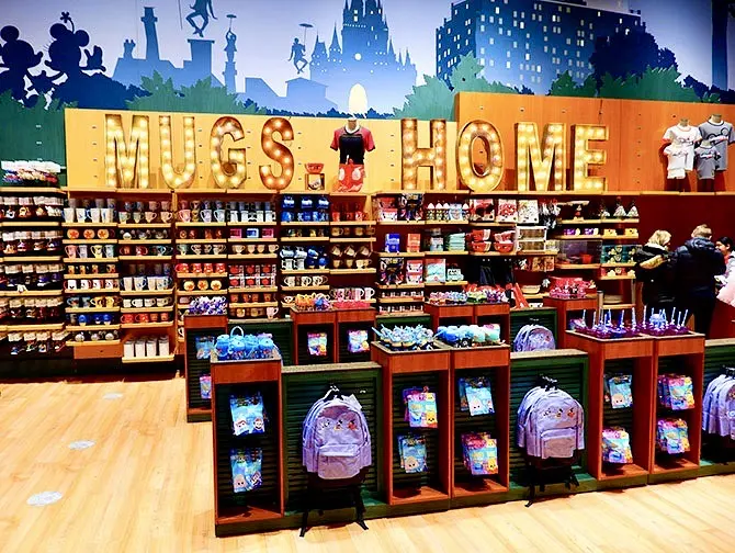 Loja da Disney na Times Square - Canecas