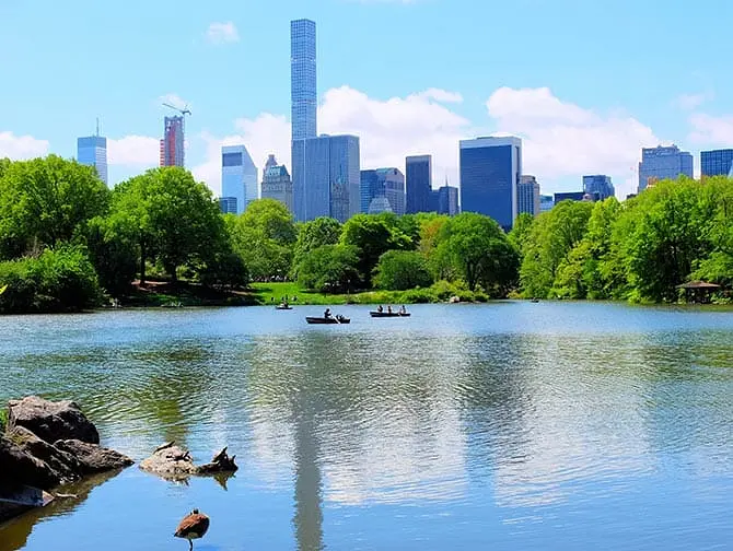 Aluguel de Barco a Remo no Central Park - Lago