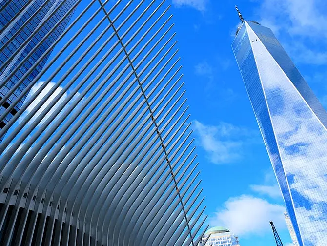 Diferença entre o New York Sightseeing Flex Pass e o New York Explorer Pass - Vista do One World Observatory