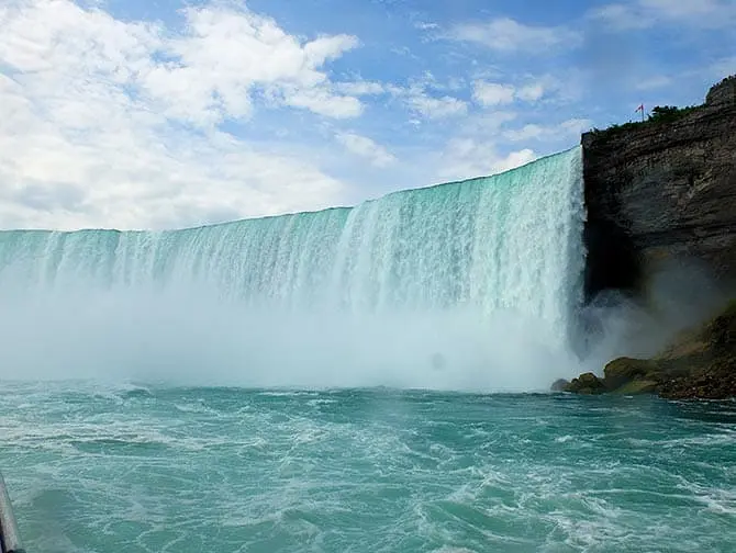 Passeio de Nova York para Niagara Falls de ônibus - Vista do Maid of the Mist