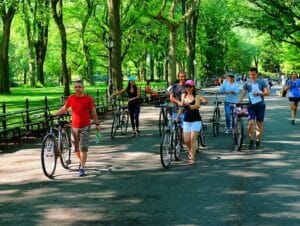 Tour de bicicleta elétrica em Nova York