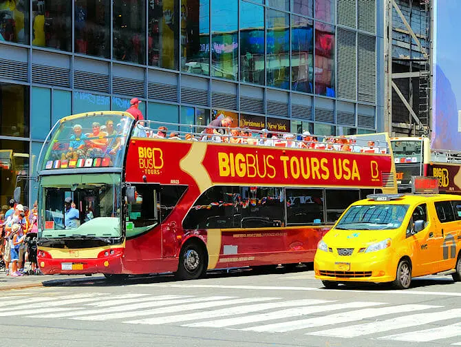 Diferença entre New York Sightseeing Flex Pass e Sightseeing Day Pass - Ônibus hop-on hop-off