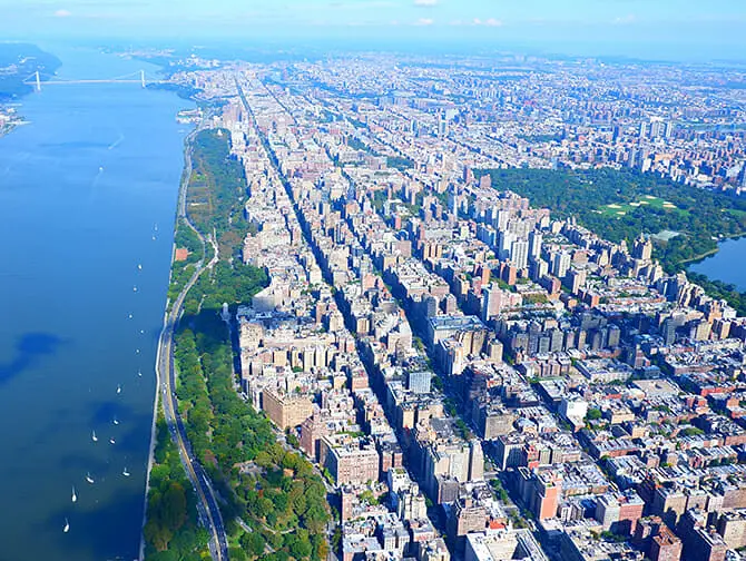 Passeio de helicóptero em Nova York - Vista do Central Park