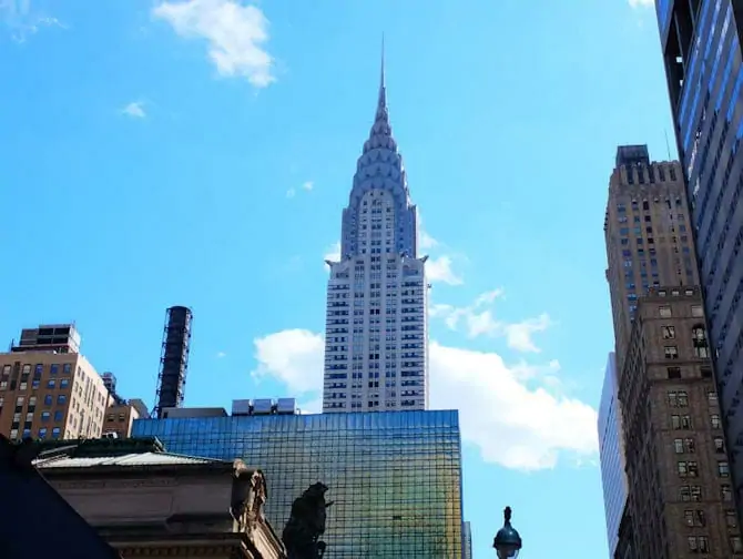 Chrysler Building em Nova York - Estilo art deco