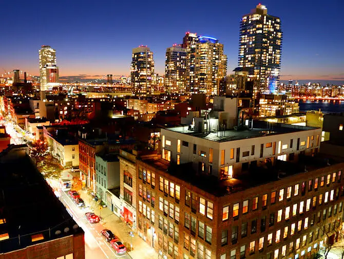 O que fazer em Williamsburg - Noite no Rooftop