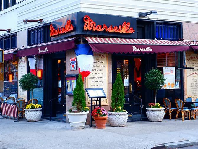 Hell's Kitchen em Nova York - Comendo