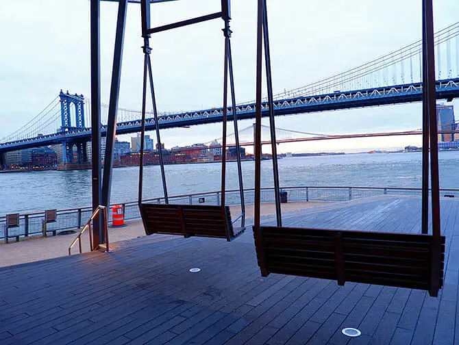 Manhattan Bridge em Nova York - Vista