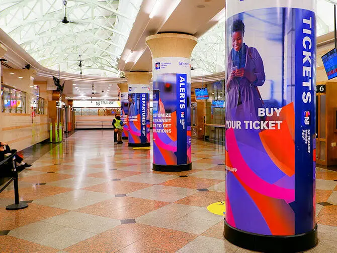 Penn Station em Nova York - NJ Transit