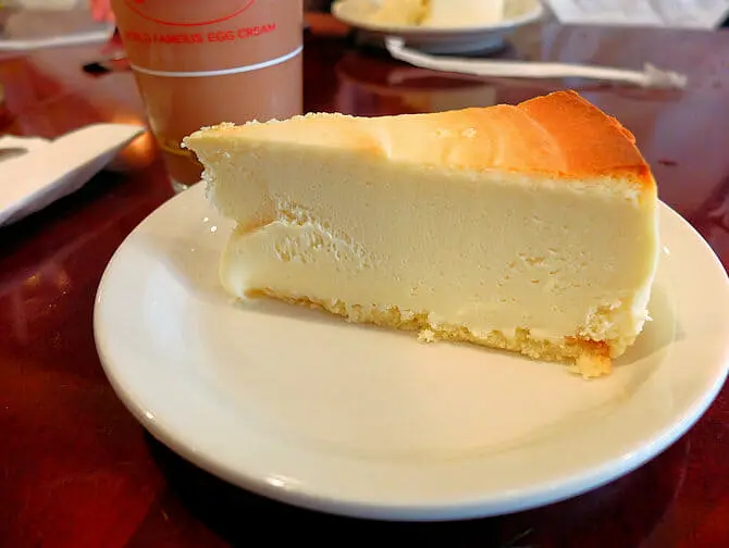Os melhores cheesecakes em Nova York - Cheesecake do Junior's