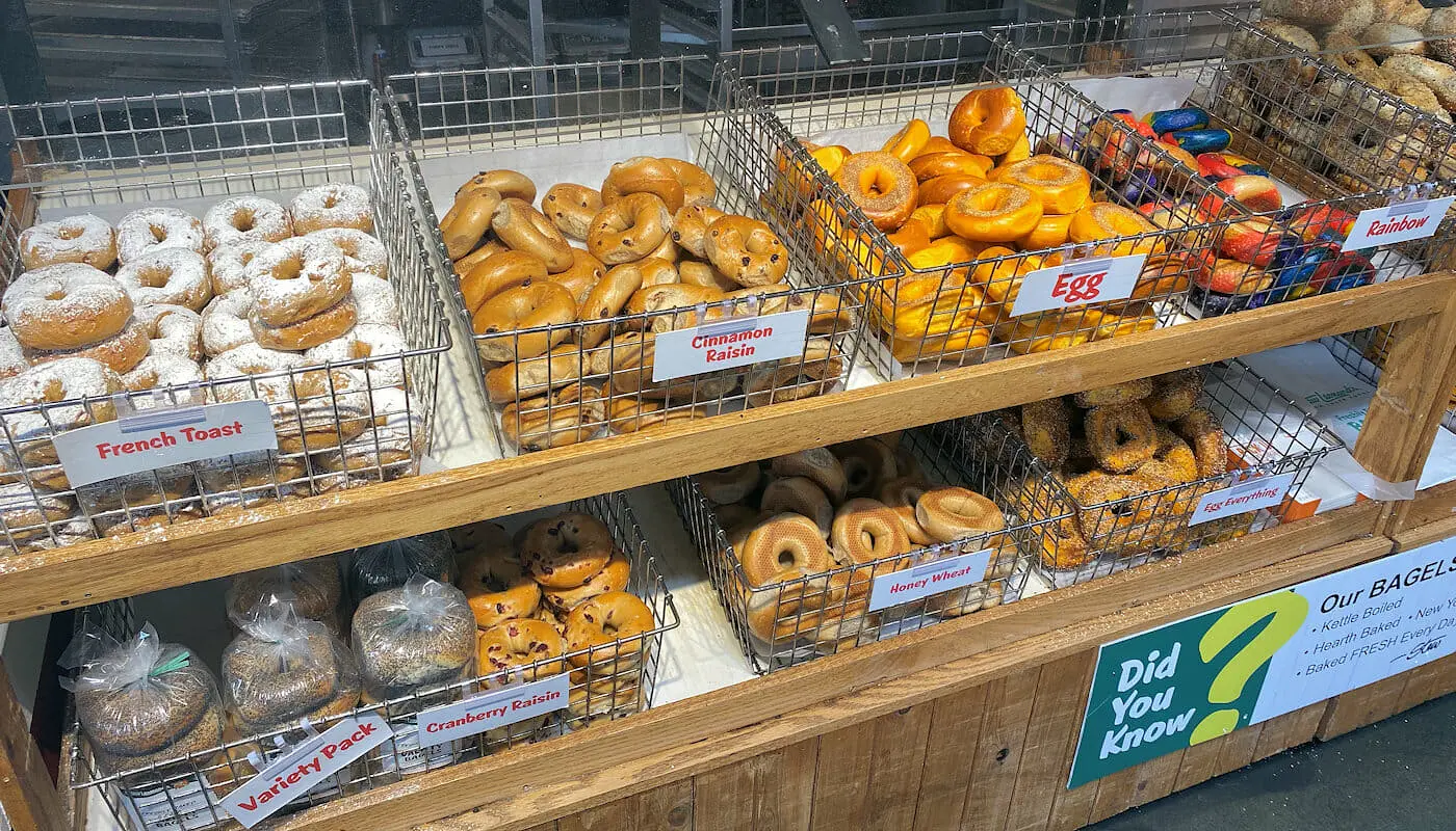 Melhores Bagels em Nova York - Supermercado