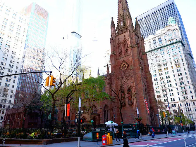 Excursões Hamilton em Nova York - Trinity Church