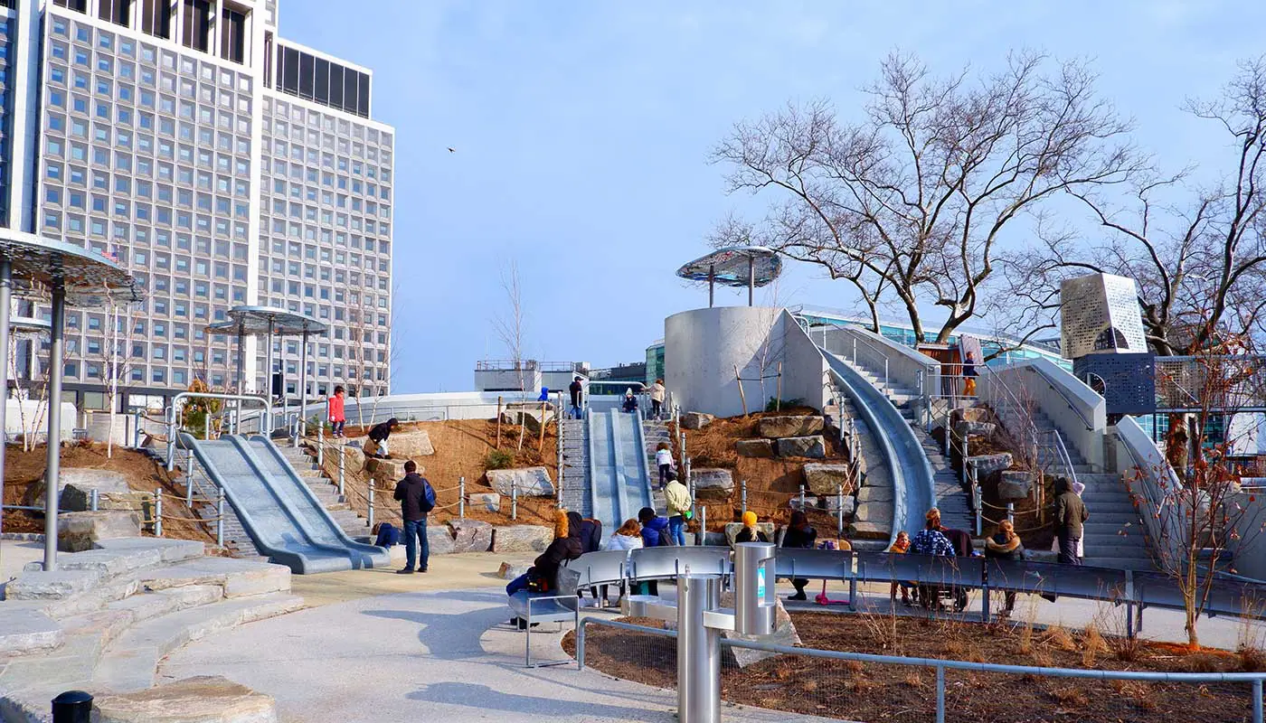 Playgrounds em Nova York - Battery Playscape