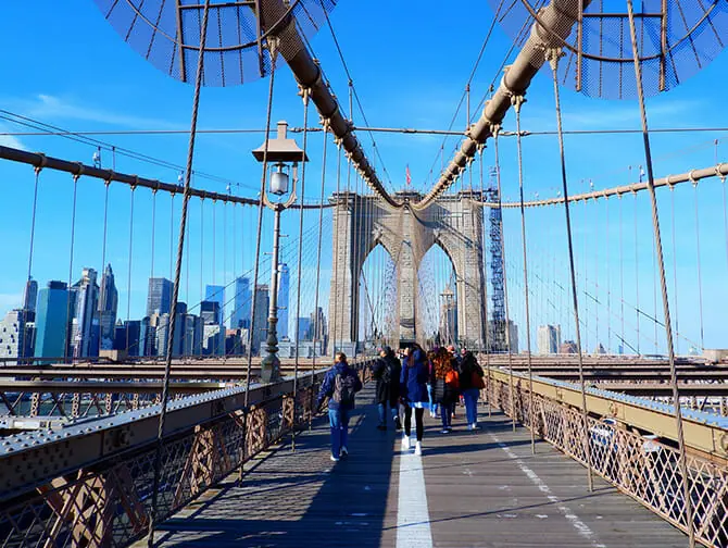Rotas de caminhada em Nova York - DUMBO-Brooklyn Bridge