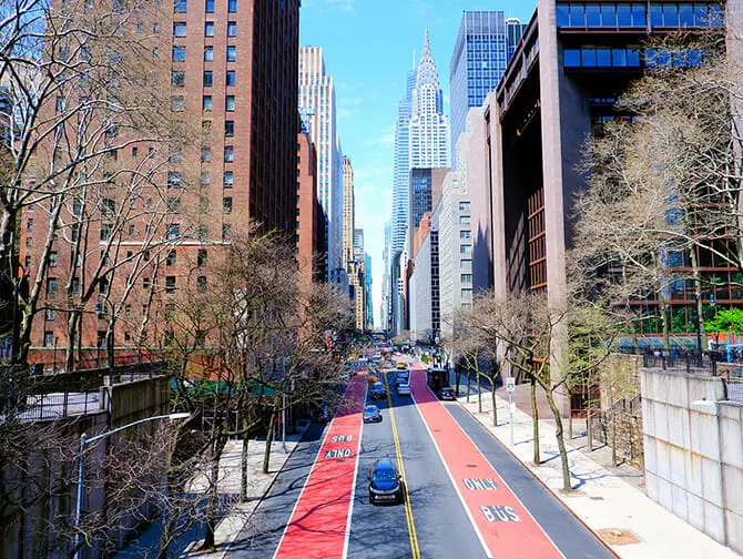 Rotas de caminhada em Nova York - Tudor City-Roosevelt Island