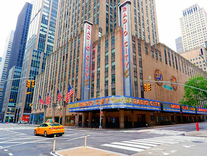 Rockefeller Center em Nova York Radio City Music Hall
