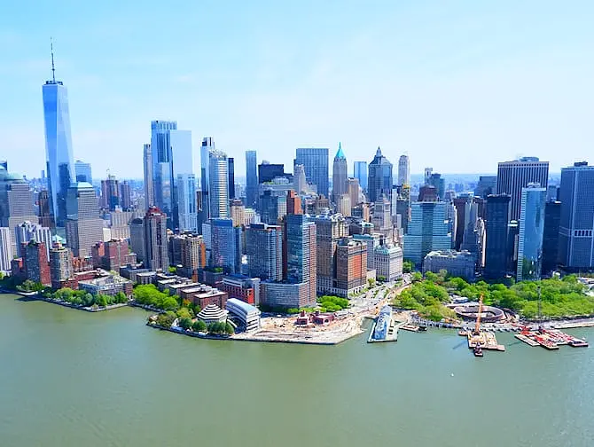 Transfer de helicóptero entre os aeroportos JFK ou Newark e Manhattan - Voo