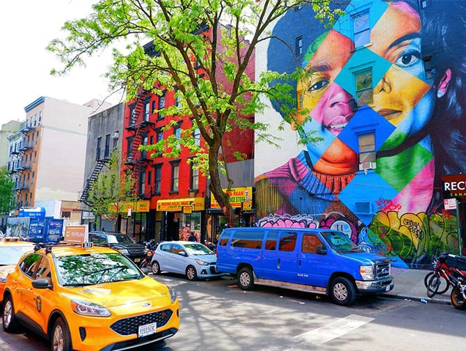 Rotas de caminhada em Nova York - East Village