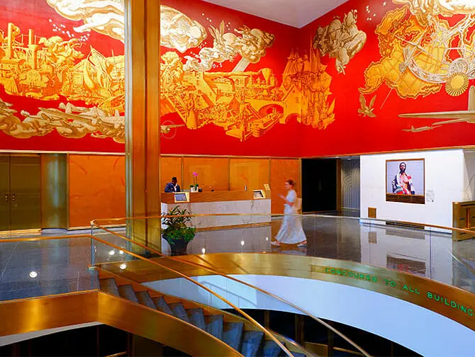 Excursão pelo Rockefeller Center - Dentro