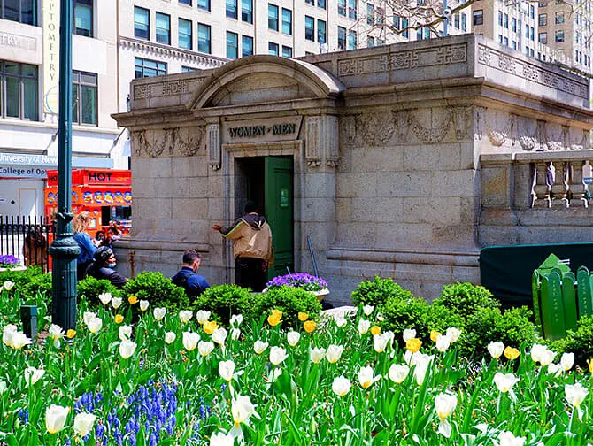Banheiros públicos em Nova York - Parques