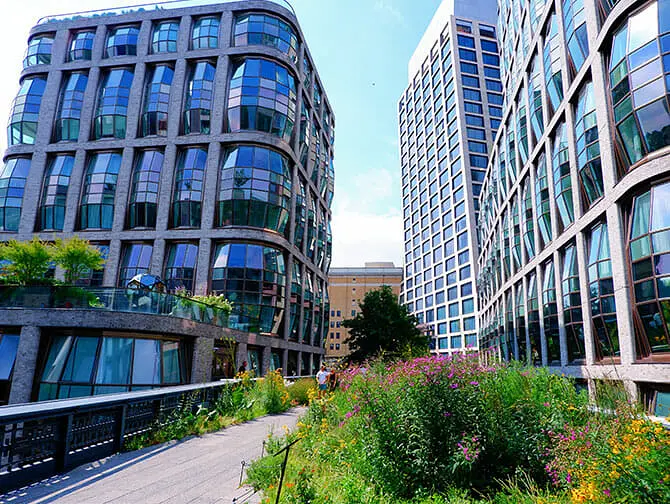 High Line Park em Nova York - Parque urbano