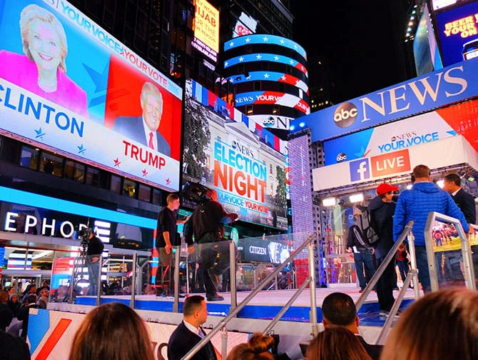 Vivencie as eleições americanas em Nova York