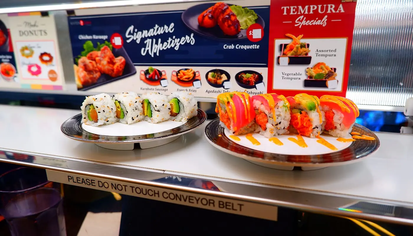 O melhor sushi de Nova York - Kaiten Zushi Nomad