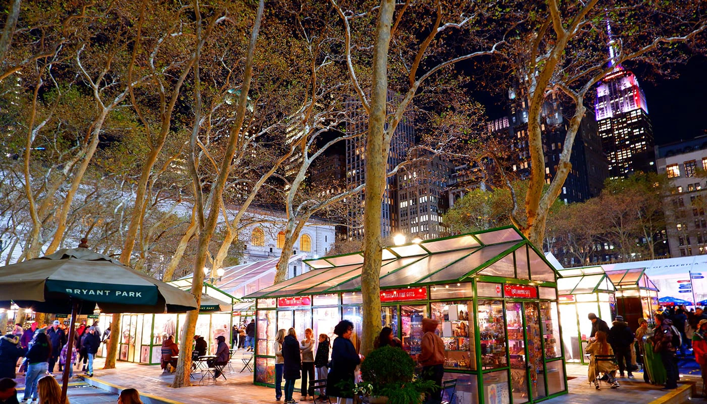 Clima de Natal em Nova York - Feiras de Natal