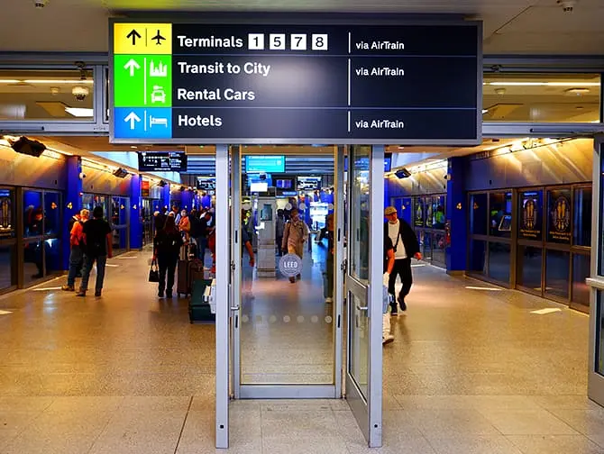 AirTrain do JFK em Nova York - Sinais