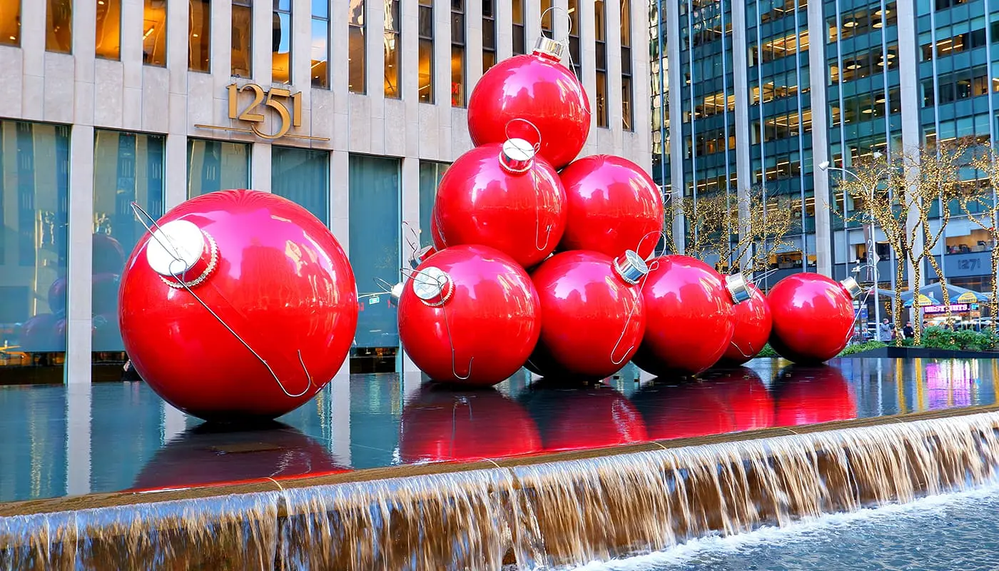 Roteiro de Natal em Nova York - Decoração na 6th avenue