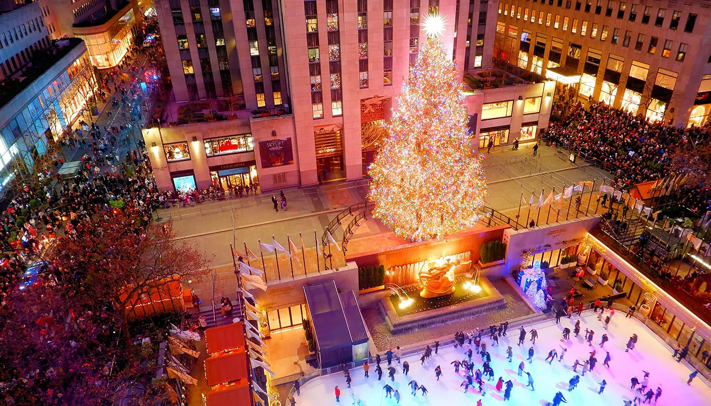 Clima de Natal em Nova York - Rockefeller Center VIP Tour