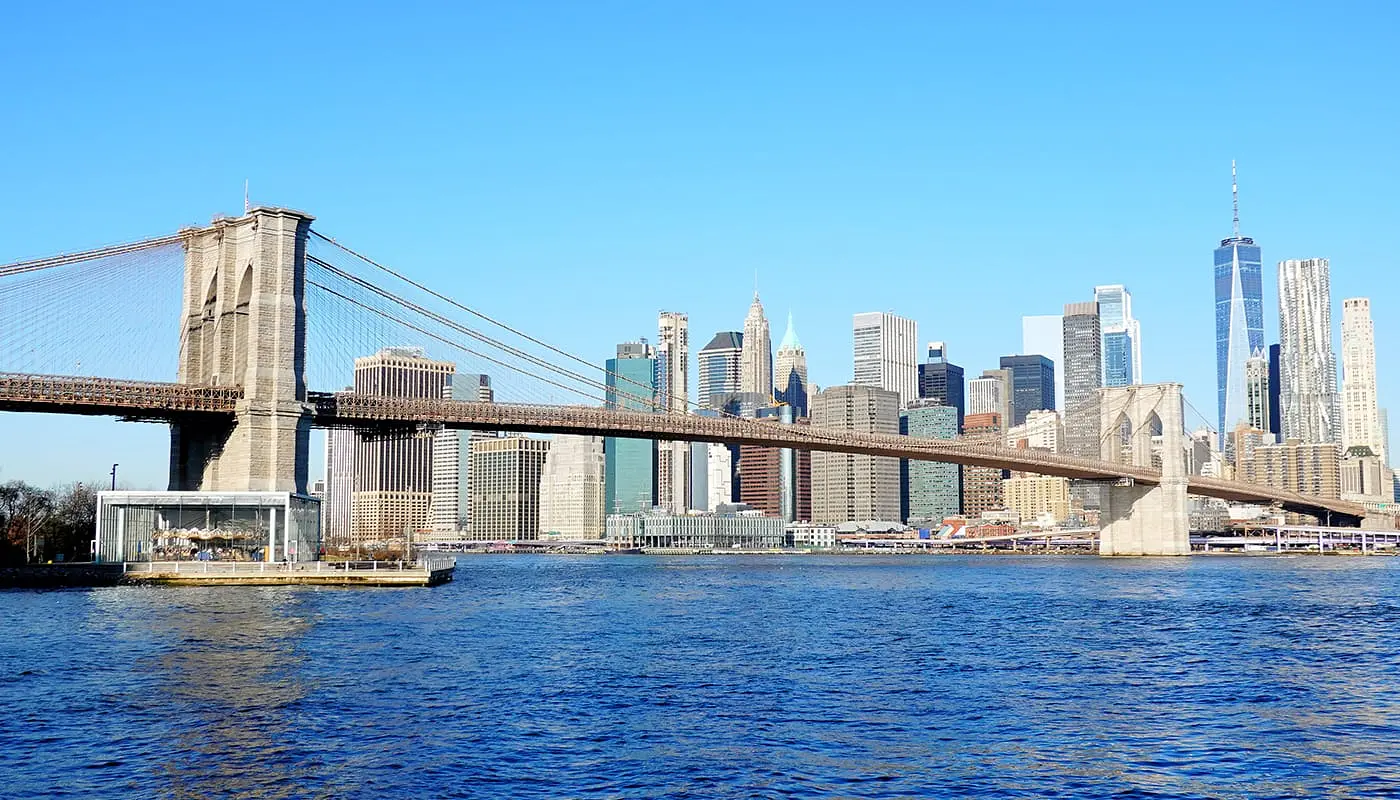 Brooklyn Bridge em Nova York - Brooklyn Bridge Park