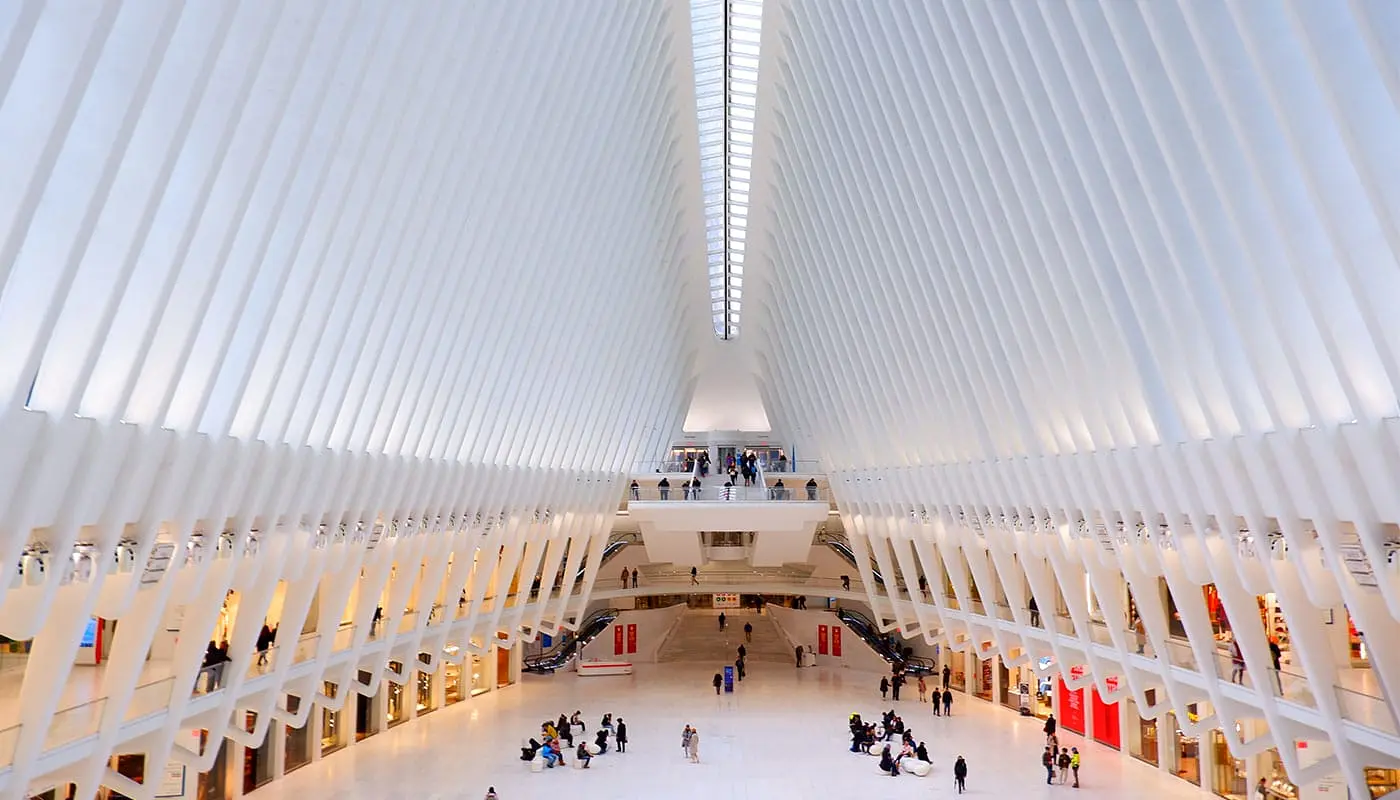 Oculus em Nova York - Interior