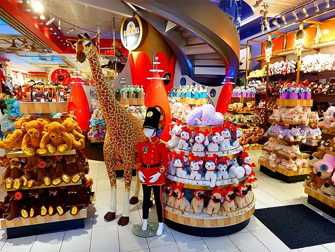FAO Schwarz em Nova York - Loja de brinquedos