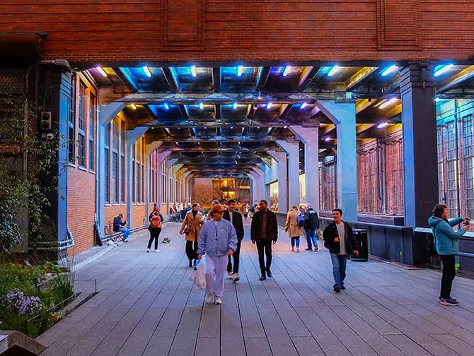 High Line em Nova York - Chelsea Market Passage