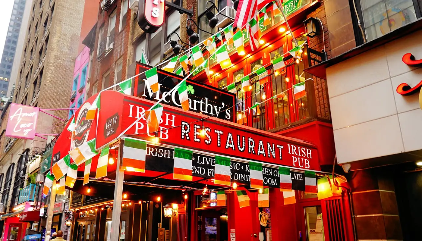 St. Patrick’s Day em Nova York - Bar irlandês