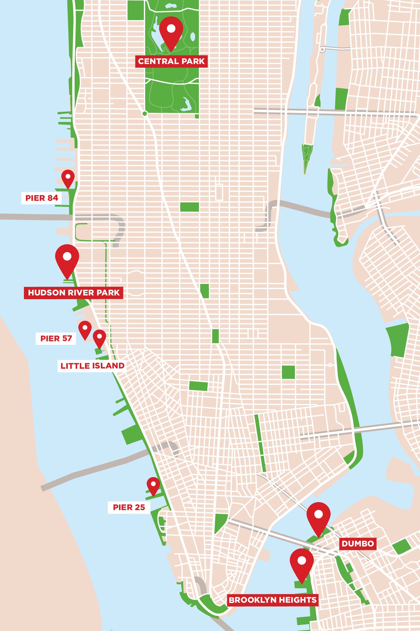 Aluguel de bicicleta com piquenique em Nova York - Lugares para um piquenique