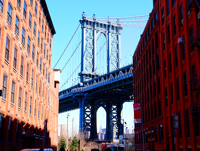 Brooklyn em Nova York – Washington Street em DUMBO