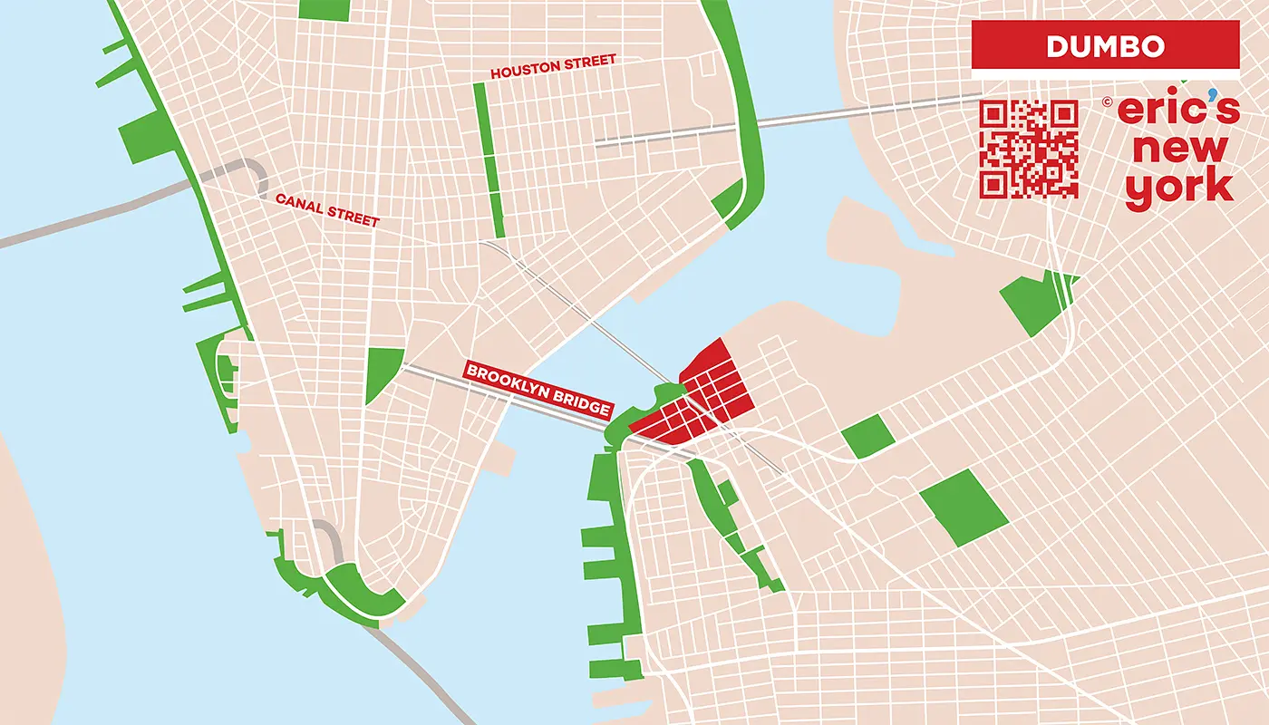 Dumbo em Nova York - Mapa Gratuito