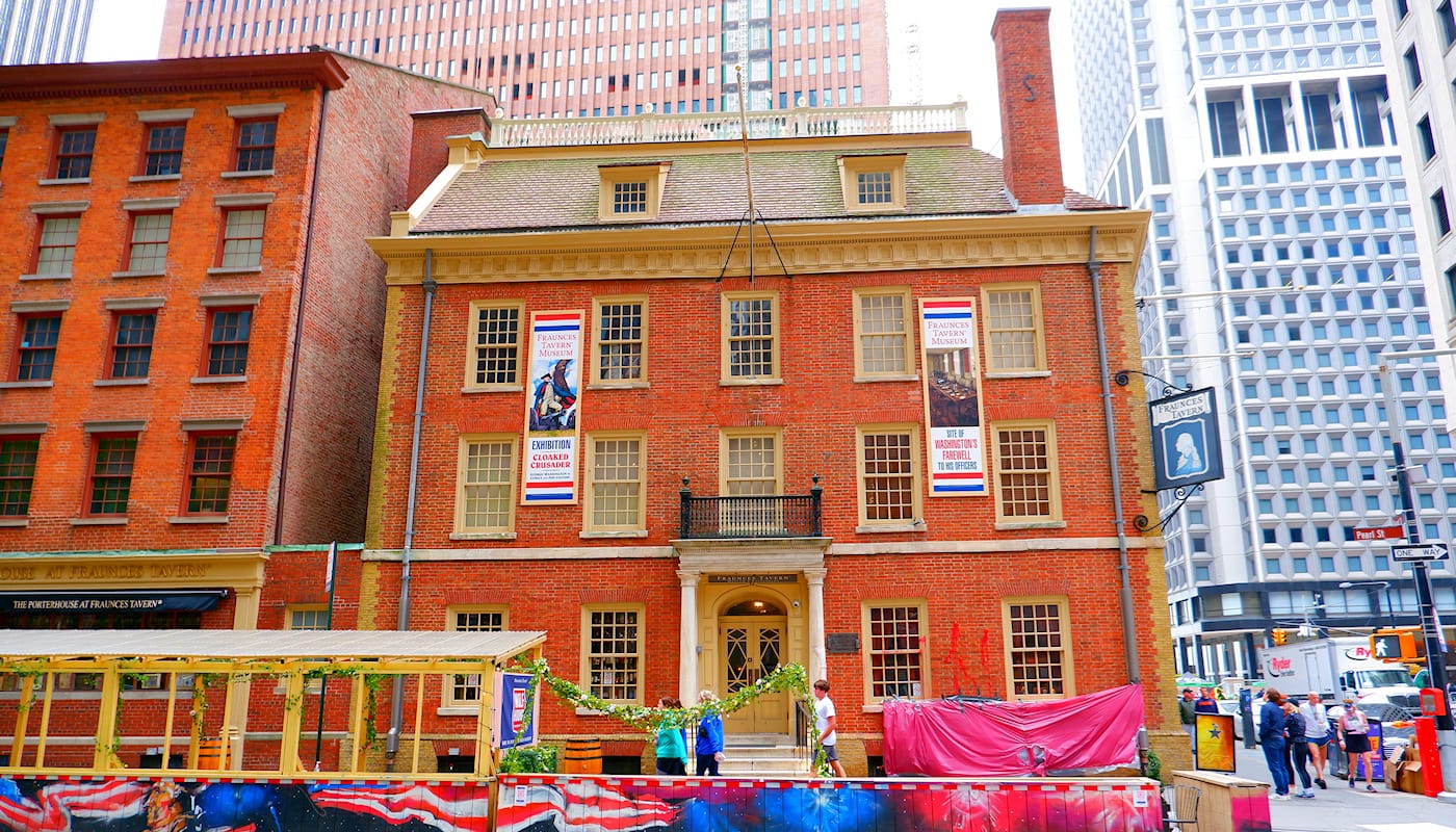 Comida típica americana em Nova York - Fraunces Tavern