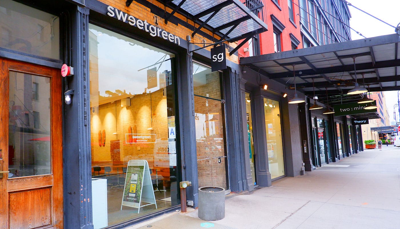 Restaurantes vegetarianos em Nova York - sweetgreen