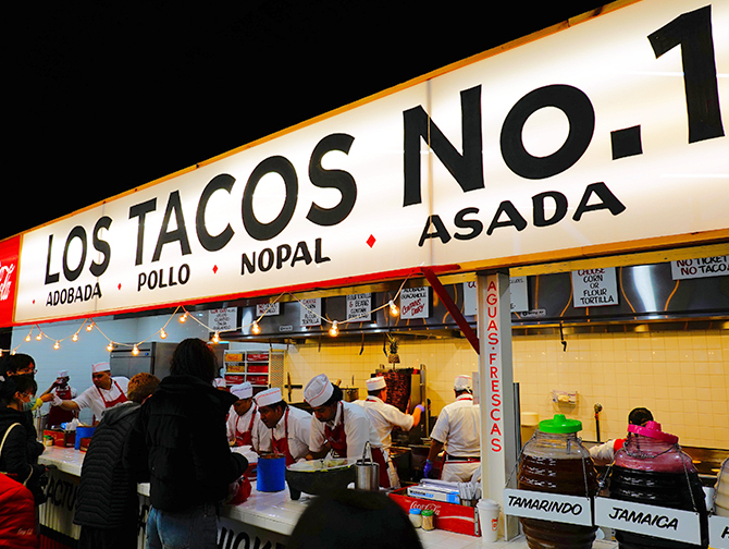A melhor comida mexicana de Nova York - Los Tacos No 1