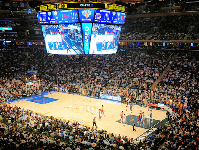 Ingressos para os New York Knicks - Jogo no Madison Square Garden