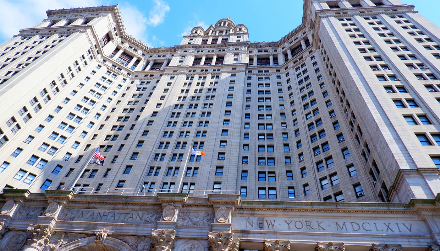 Mirante gratuito do Municipal Building em Nova York - David N. Dinkins Municipal Building de Manhattan