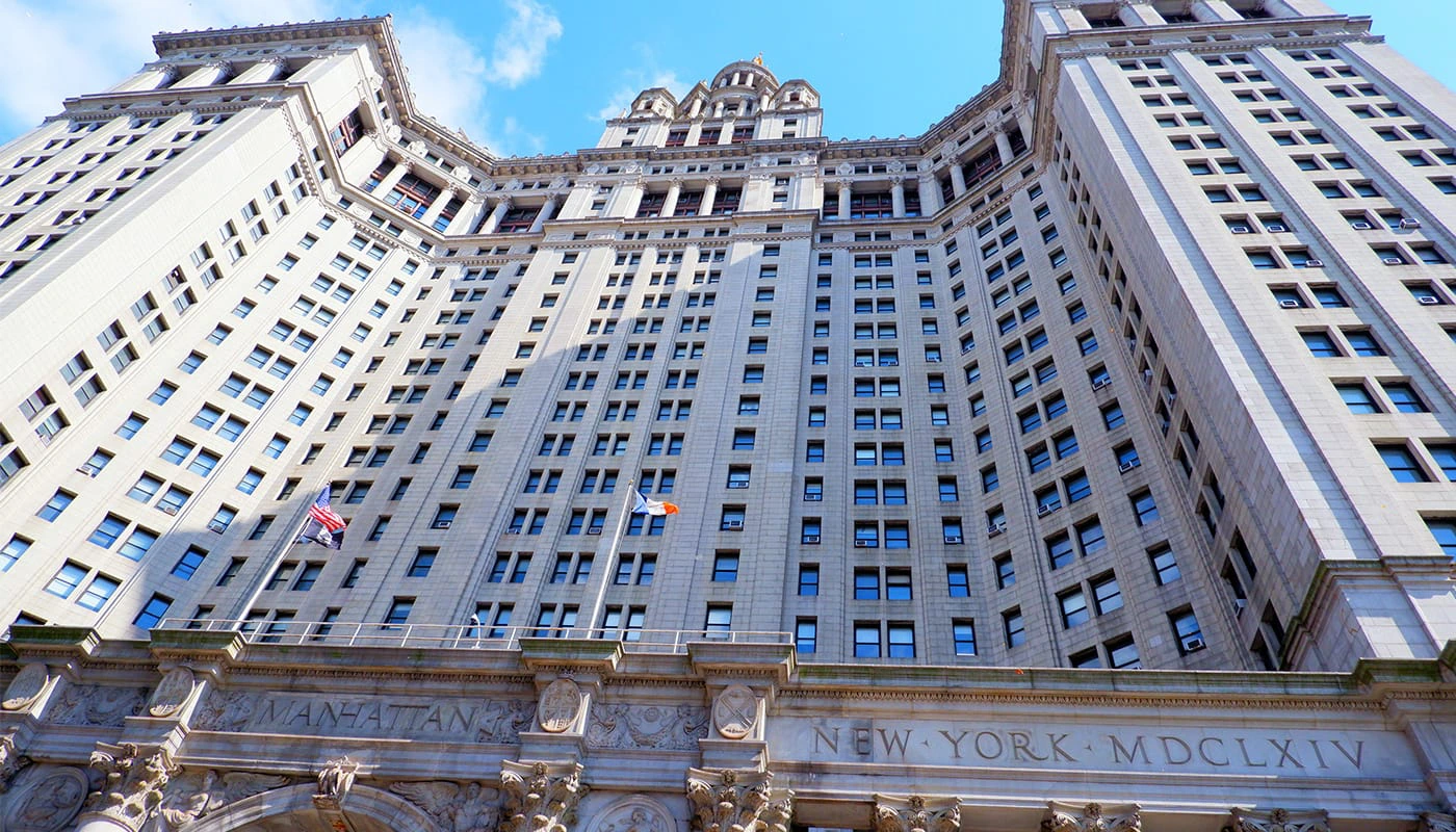 Mirante gratuito do Municipal Building em Nova York - David N. Dinkins Municipal Building de Manhattan