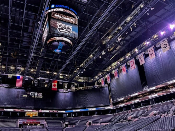 Tour do Barclays Center - Tour Guiado pelo Estádio