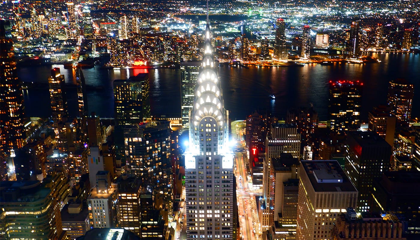 Chrysler Building em Nova York - Noite