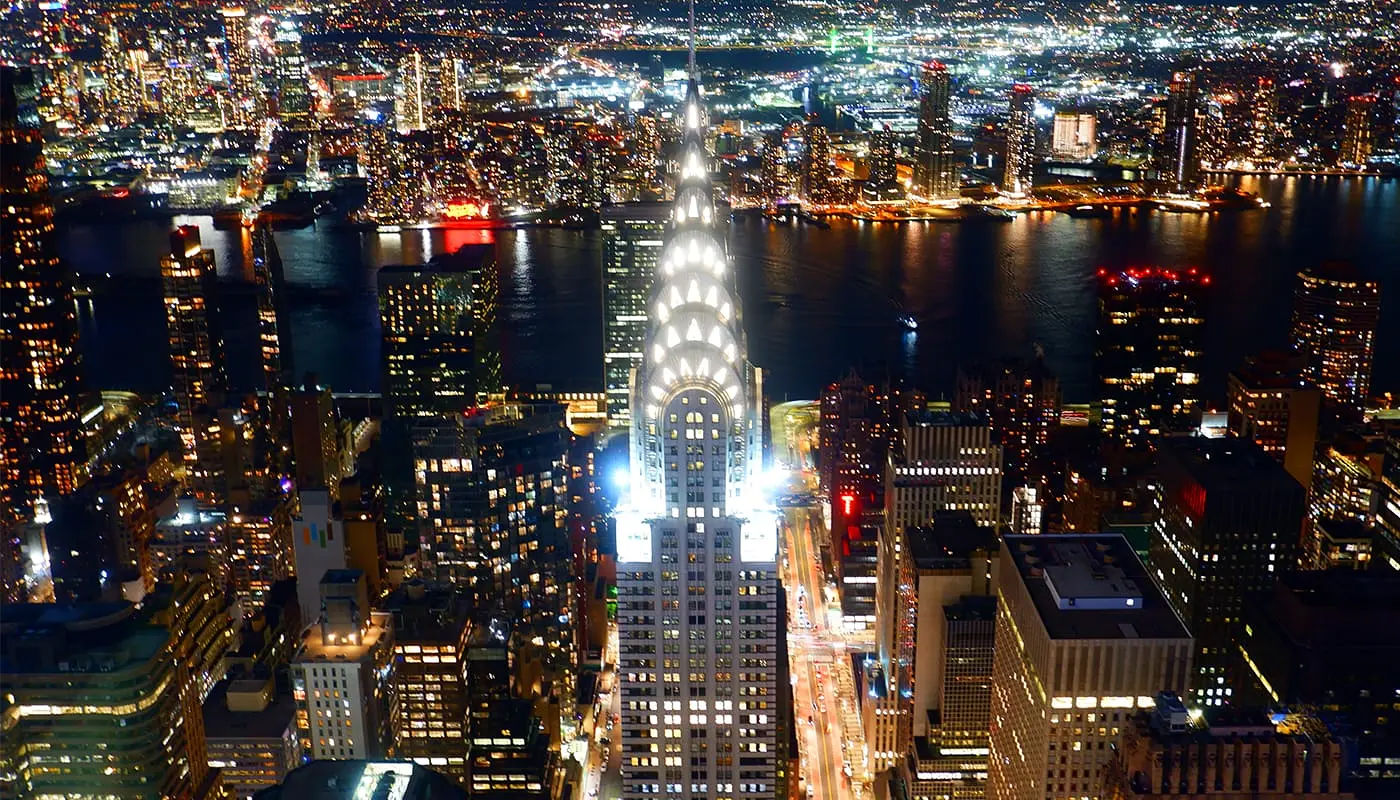 Chrysler Building em Nova York - Noite